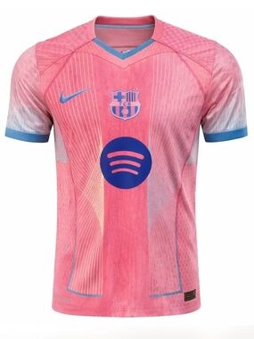 Men's FC Barcelona Floral Pink Soccer Jersey